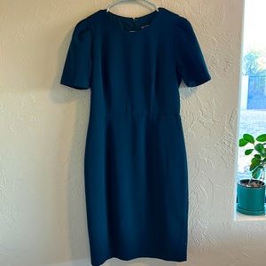 Deep teal dress